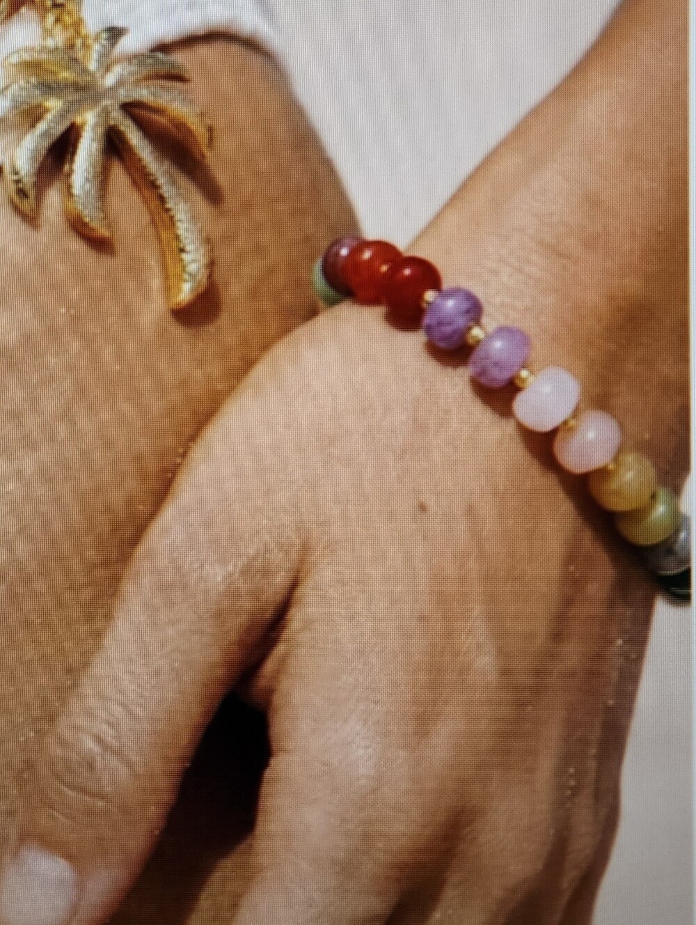 SAHIRA Candy Crush Beaded Bracelet, New!